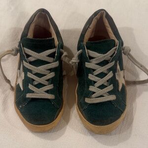 Golden Goose Kids Forest Green Sneakers